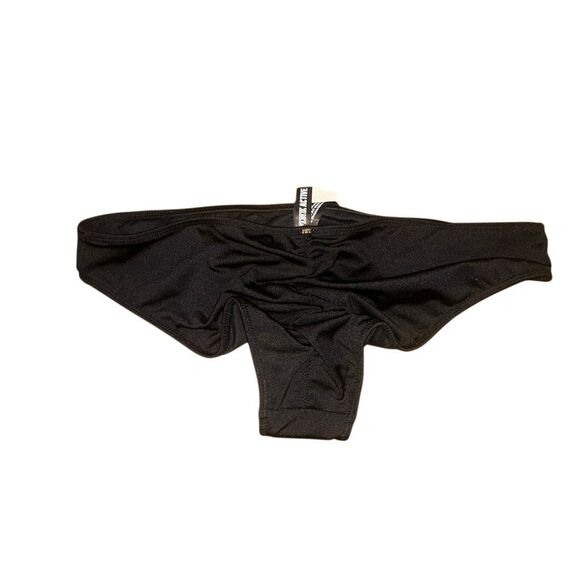Victoria’s Secret Pink Active 2020 Sz LRG black bikini bottom swim cheeky sexy - Picture 4 of 6